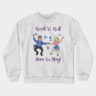 Rock 'n' Roll Dance Couple Crewneck Sweatshirt